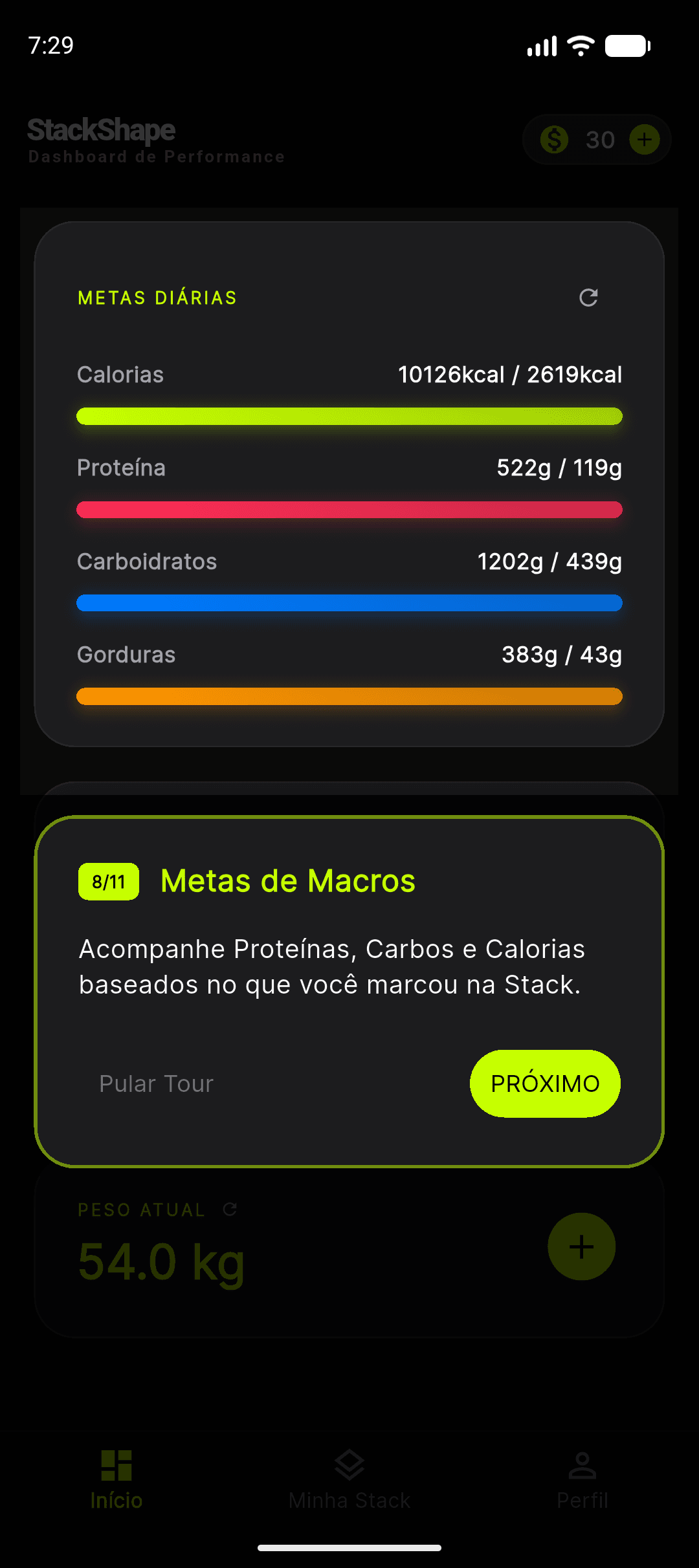 Lista de restrições alimentares