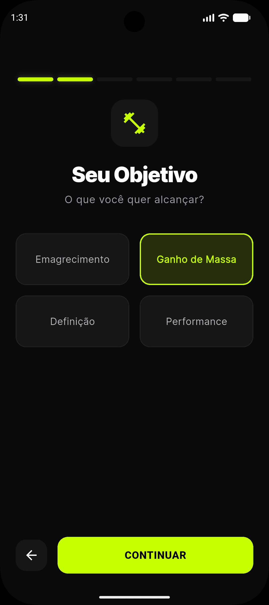 Refeições do dia com macros