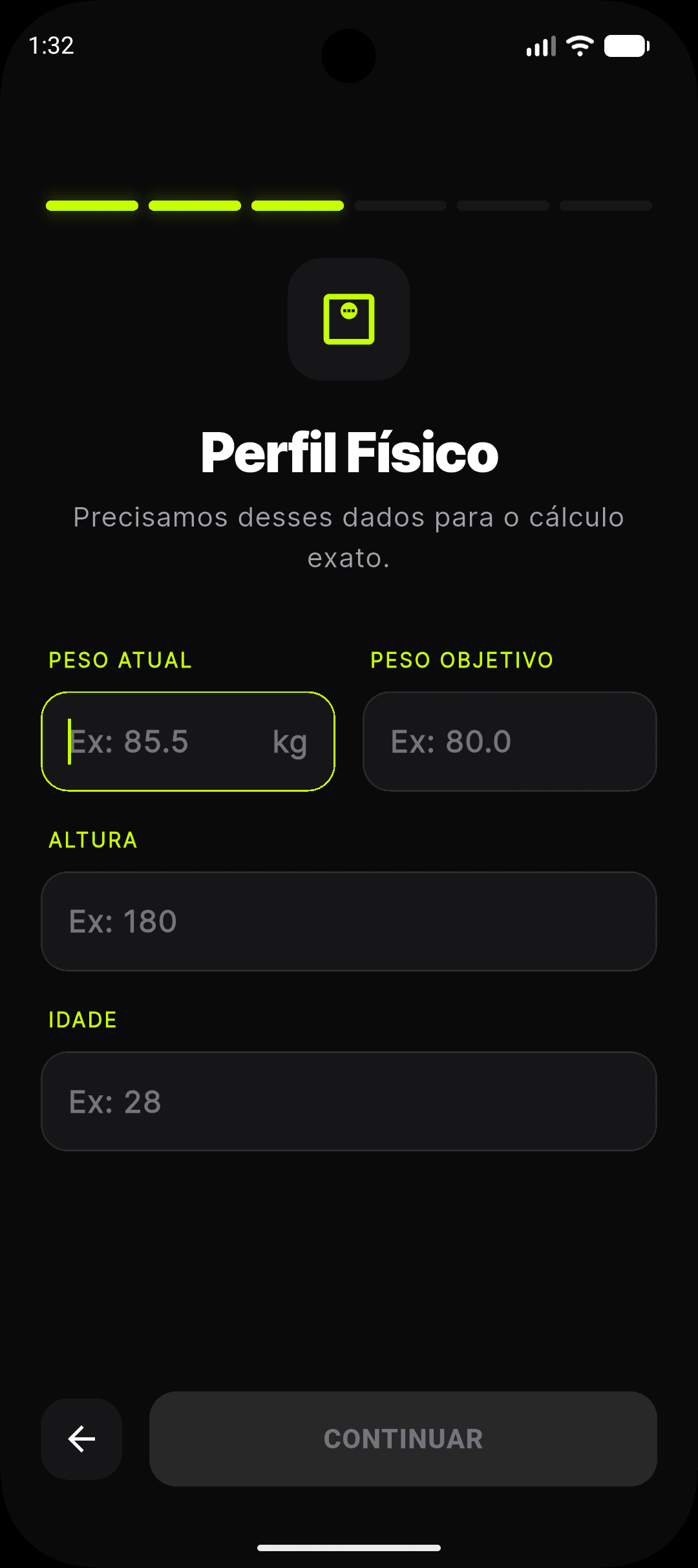 Detalhe de uma refeição